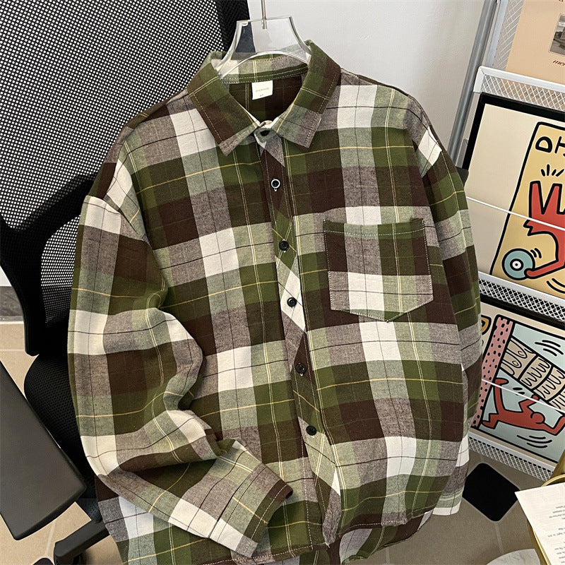 Retro Casual All-match Loose-fitting Couples Shirts