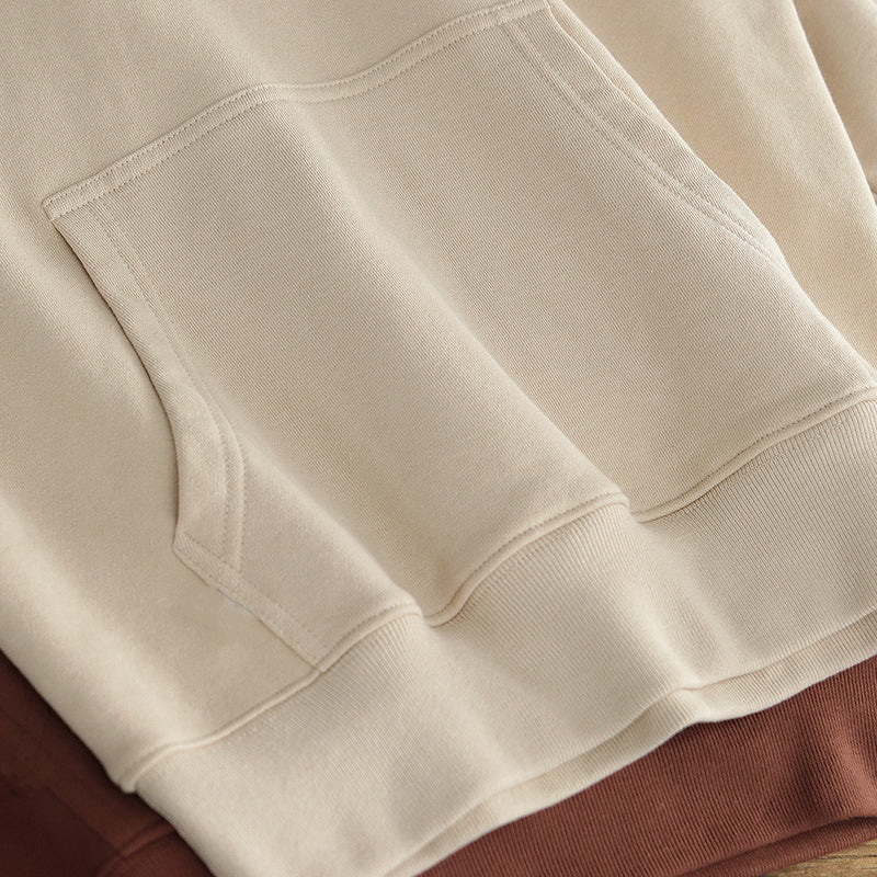 Japanese Loose Plus High Sense Of Chic Drawstring Hooded Sweater