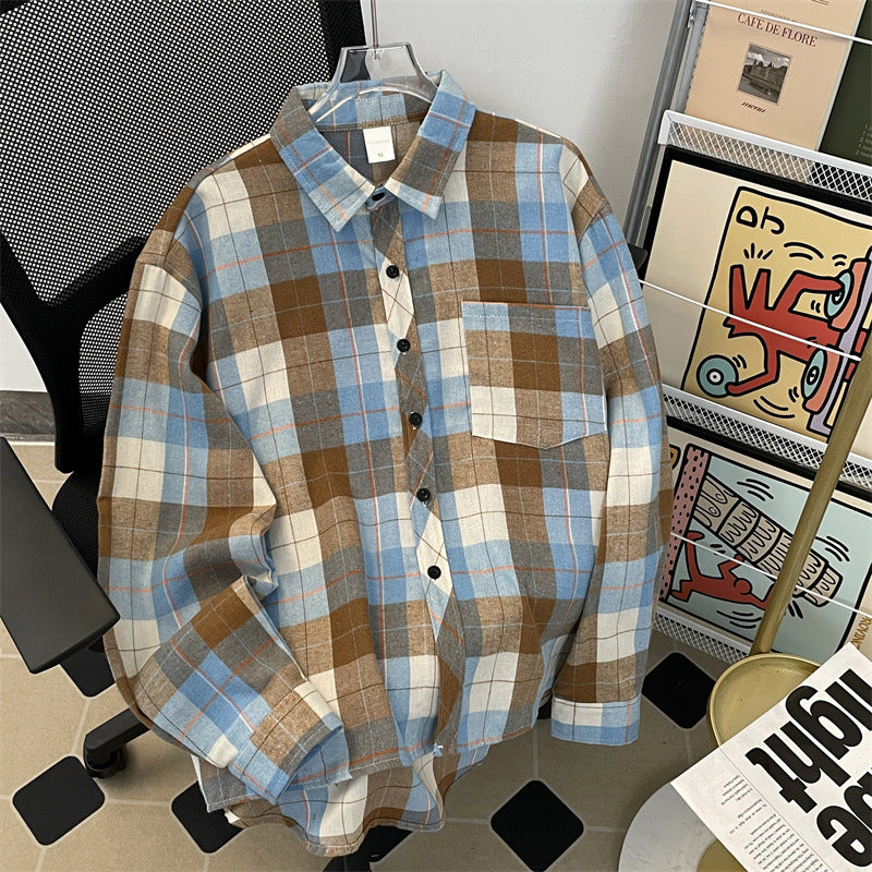 Retro Casual All-match Loose-fitting Couples Shirts