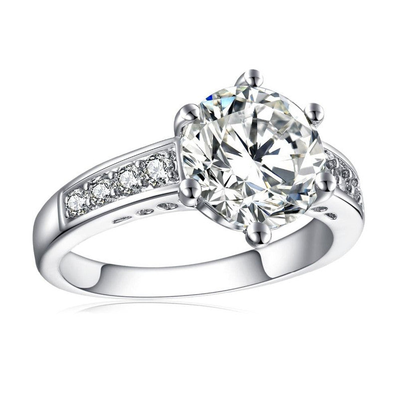 Jewelry zircon ring