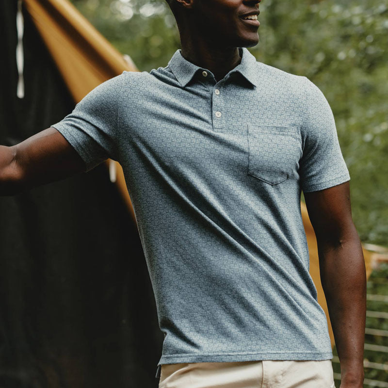 Men's Lapel Short-sleeved T-shirt Polo Shirt