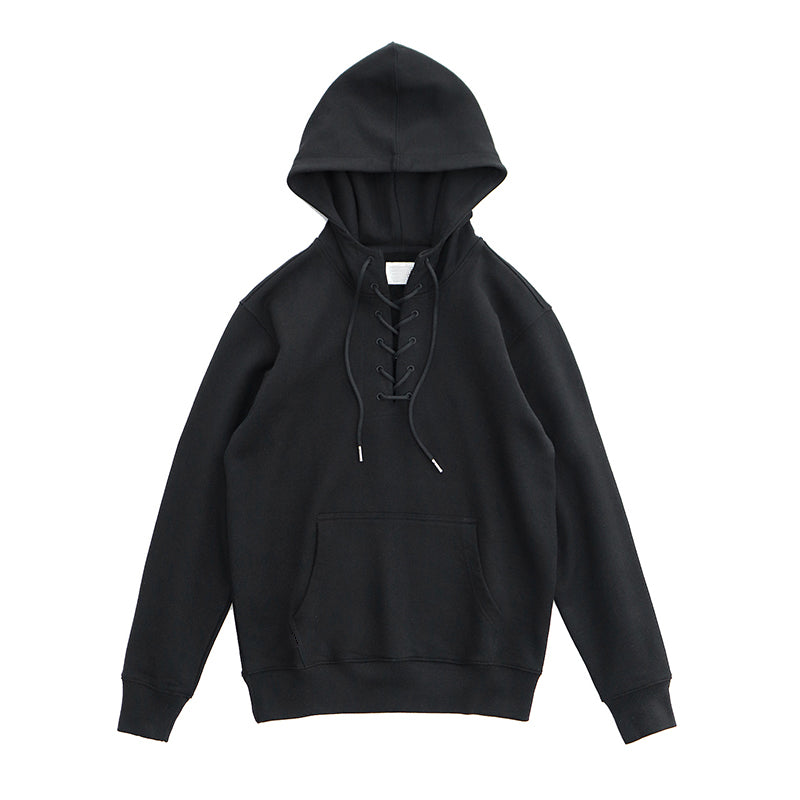 Japanese Loose Plus High Sense Of Chic Drawstring Hooded Sweater